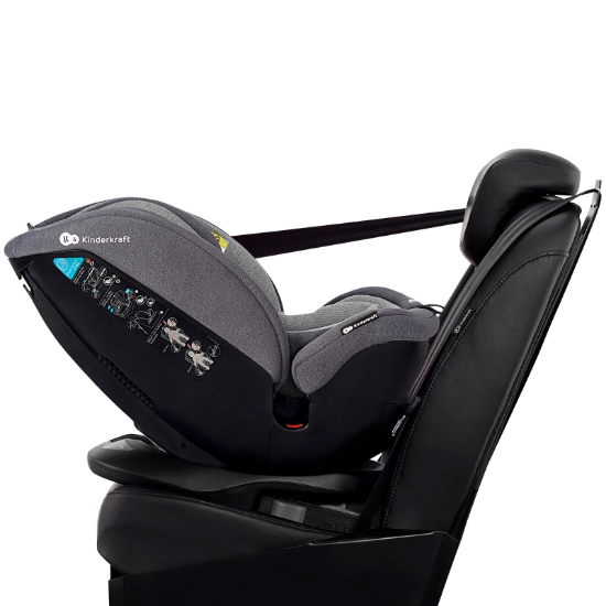 Imagine SCAUN AUTO KINDERKRAFT XPEDITION ROTATIV, 0-36 KG, CU ISOFIX, GREY