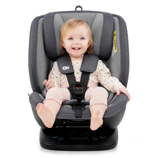 Imagine SCAUN AUTO KINDERKRAFT XPEDITION ROTATIV, 0-36 KG, CU ISOFIX, GREY