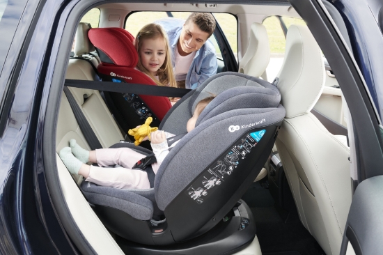 Imagine SCAUN AUTO KINDERKRAFT XPEDITION ROTATIV, 0-36 KG, CU ISOFIX, GREY