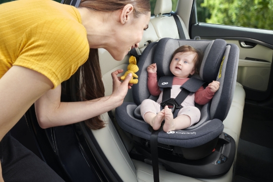 Imagine SCAUN AUTO KINDERKRAFT XPEDITION ROTATIV, 0-36 KG, CU ISOFIX, GREY