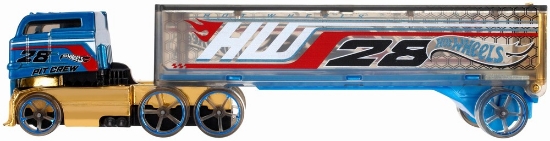 Imagine SET CAMION SI MASINA SPORT HOT WHEELS ROG DOG