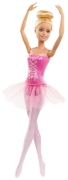 Imagine PAPUSA BARBIE BALERINA BLONDA CU COSTUM ROZ
