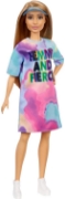 Imagine PAPUSA BARBIE FASHIONISTA CU PARUL BLOND SI ROCHITA SPORT