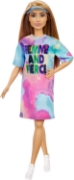 Imagine PAPUSA BARBIE FASHIONISTA CU PARUL BLOND SI ROCHITA SPORT
