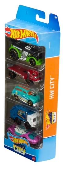 Imagine SET 5 MASINI HOT WHEELS CITY