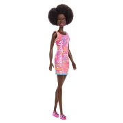 Imagine PAPUSA BARBIE CREOLA CU PAR AFRO SI CU ROCHITA ROZ