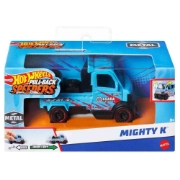 Imagine HOT WHEELS MASINUTA METALICA CU SISTEM PULL BACK MIGHTY K SCARA 1:43