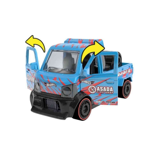 Imagine HOT WHEELS MASINUTA METALICA CU SISTEM PULL BACK MIGHTY K SCARA 1:43