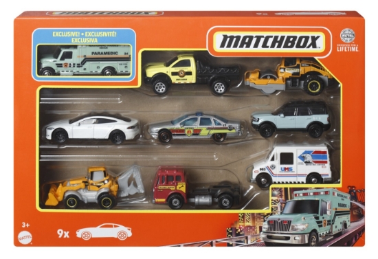 Imagine MATCHBOX SET 9 MASINUTE INTERNATIONAL AMBULANCE
