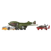 Imagine SET AVION SI MASINA HOT WHEELS SUPER RIGS TURBOLENCE TUG 