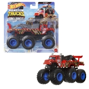 Imagine HOT WHEELS MONSTER TRUCK BIG RIGS MASINUTA METALICA CU 6 ROTI THE 909 SCARA 1:64 