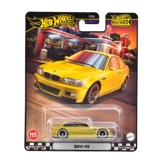 Imagine HOT WHEELS PREMIUM BOULEVARD MASINUTA METALICA BMW M3 SCARA 1:64