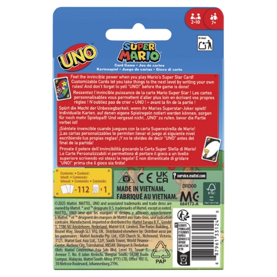 Imagine JOC DE CARTI UNO SUPER MARIO 