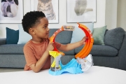 Imagine HOT WHEELS MONSTER TRUCKS PISTA SPIRALA IZBIREA RECHINULUI CU 1 MASINUTA MEGA WREX INCLUSA 