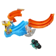 Imagine HOT WHEELS MONSTER TRUCKS PISTA SPIRALA IZBIREA RECHINULUI CU 1 MASINUTA MEGA WREX INCLUSA 
