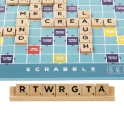 Imagine JOC SCRABBLE 2 IN 1 DIN LEMN IN LIMBA ENGLEZA