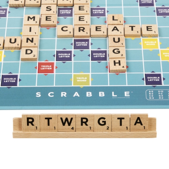 Imagine JOC SCRABBLE 2 IN 1 DIN LEMN IN LIMBA ENGLEZA