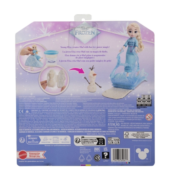 Imagine DISNEY FROZEN SET PAPUSA ELSA MICA JOACA IN ZAPADA 