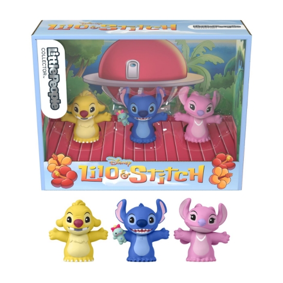Imagine FISHER PRICE LITTLE PEOPLE COLLECTOR DISNEY LILO STICH SET 3 FIGURINE