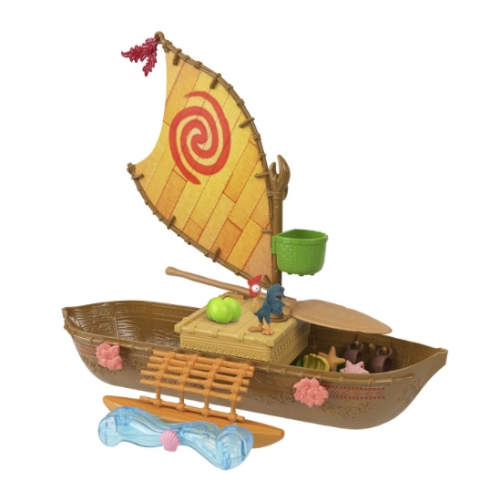 Imagine DISNEY PRINCESS SET BARCA CANOE A LUI MOANA SI AVENTURI IN OCEAN 38CM