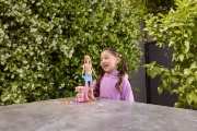 Imagine BARBIE PETS SET PAPUSA BARBIE CU PATINE CU ROTILE CATEL SI ACCESORII