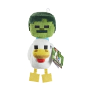 Imagine MINECRAFT FIGURINA DE PLUS CHICKEN JOCKEY 20CM