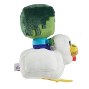 Imagine MINECRAFT FIGURINA DE PLUS CHICKEN JOCKEY 20CM