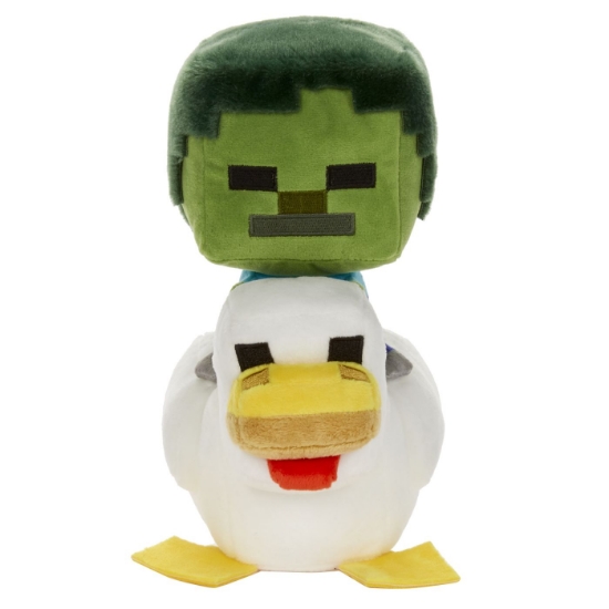 Imagine MINECRAFT FIGURINA DE PLUS CHICKEN JOCKEY 20CM