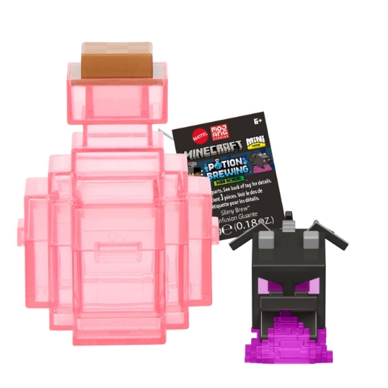 Imagine MINECRAFT MINI MODE SET EXPLORARE MINIERA PREPARAREA POTIUNILOR ROZ