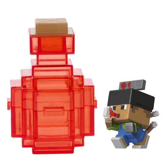 Imagine MINECRAFT MINI MODE SET EXPLORARE MINIERA PREPARAREA POTIUNILOR ROSU