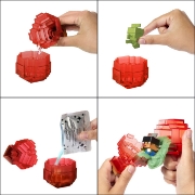 Imagine MINECRAFT MINI MODE SET EXPLORARE MINIERA PREPARAREA POTIUNILOR ROSU