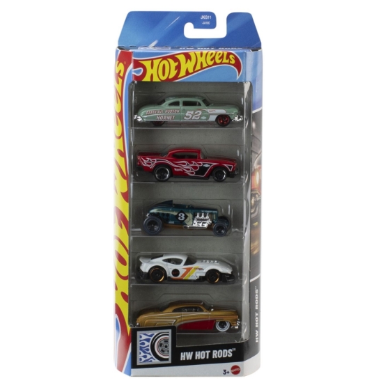 Imagine SET 5 MASINI HOT WHEELS HOT RODS