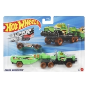 Imagine SET CAMION SI MASINA SPORT HOT WHEELS HAULIN HORSEPOWER