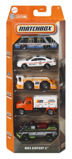 Imagine MATCHBOX SET 5 MASINUTE METALICE MBX AIRPORT II SCARA 1 LA 64 