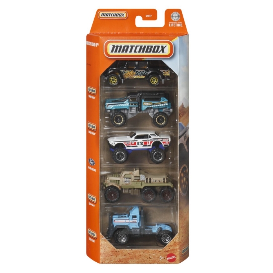 Imagine MATCHBOX SET 5 MASINUTE METALICE MBX OFF ROAD II SCARA 1 LA 64 