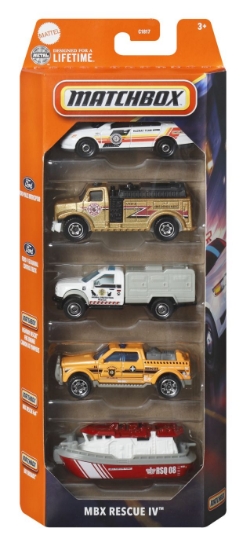 Imagine MATCHBOX SET 5 MASINUTE METALICE MBX RESCUE IV SCARA 1 LA 64 