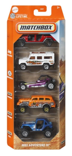 Imagine MATCHBOX SET 5 MASINUTE METALICE MBX ADVENTURE IV SCARA 1 LA 64 