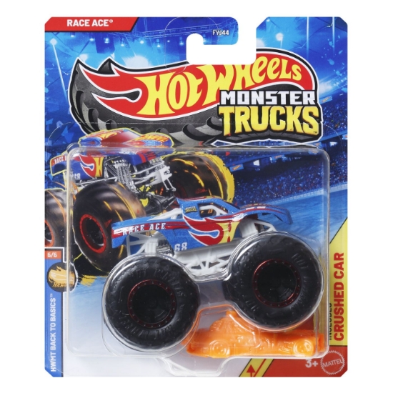 Imagine HOT WHEELS MONSTER TRUCK MASINUTA RACE ACE SCARA 1 LA 64
