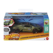 Imagine HOT WHEELS MASINUTA METALICA CU SISTEM PULL BACK LAMBORGHINI HURACAN SUPER TROFEO EVO2 STREET POWER SCARA 1 LA 43