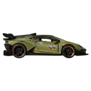 Imagine HOT WHEELS MASINUTA METALICA CU SISTEM PULL BACK LAMBORGHINI HURACAN SUPER TROFEO EVO2 STREET POWER SCARA 1 LA 43