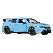 Imagine HOT WHEELS MASINUTA METALICA CU SISTEM PULL BACK HONDA CIVIC TYPE R 2023 FACTORY FRESH SCARA 1 LA 43 