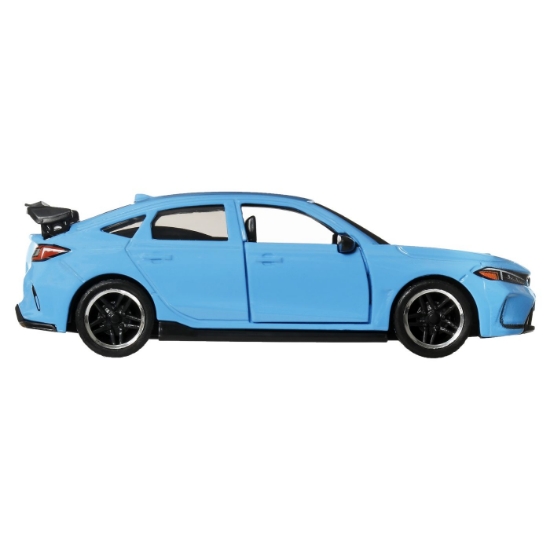 Imagine HOT WHEELS MASINUTA METALICA CU SISTEM PULL BACK HONDA CIVIC TYPE R 2023 FACTORY FRESH SCARA 1 LA 43 