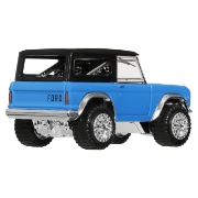 Imagine HOT WHEELS MASINUTA METALICA CU SISTEM PULL BACK FORD BRONCO 1966 FACTORY FRESH SCARA 1 LA 43 