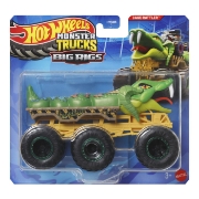 Imagine HOT WHEELS MONSTER TRUCK BIG RIGS MASINUTA METALICA CU 6 ROTI CAGE RATTLER SCARA 1 LA 64
