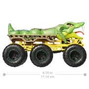 Imagine HOT WHEELS MONSTER TRUCK BIG RIGS MASINUTA METALICA CU 6 ROTI CAGE RATTLER SCARA 1 LA 64