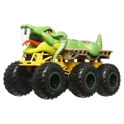 Imagine HOT WHEELS MONSTER TRUCK BIG RIGS MASINUTA METALICA CU 6 ROTI CAGE RATTLER SCARA 1 LA 64