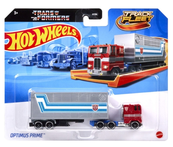 Imagine HOT WHEELS TRACK FLEET CAMION FLOTA TRANSFORMERS OPTIMUS PRIME SCARA 1 LA 64