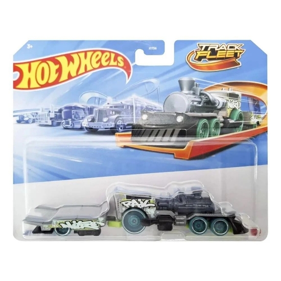 Imagine HOT WHEELS TRACK FLEET CAMION FLOTA NITRO RAIL SCARA 1 LA 64
