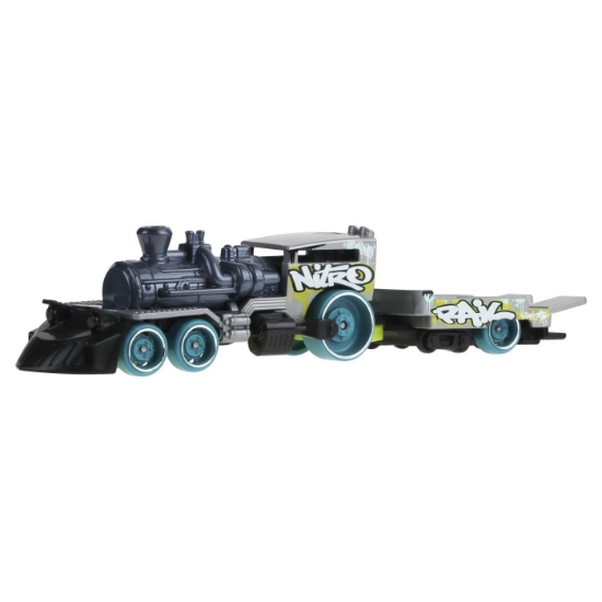 Imagine HOT WHEELS TRACK FLEET CAMION FLOTA NITRO RAIL SCARA 1 LA 64