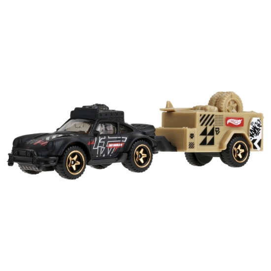 Imagine HOT WHEELS TRACK FLEET MASINUTA FLOTA PORSCHE 911 OFF ROADER NEGRU SCARA 1 LA 64
